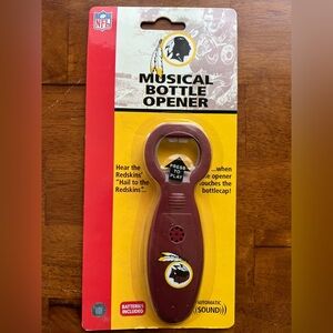 Vintage Washington Redskins Commanders Musical Bottle Opener Rare New In Package